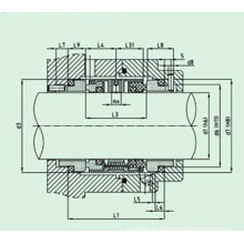 Standard Gleitringdichtung für Pumpe (HUU803)